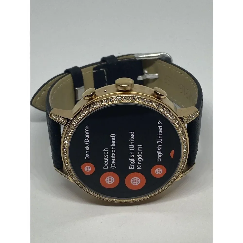 Fossil Gen 4 Authentic Digital Dial Smart Watch Custom Band FTW6015 AB438